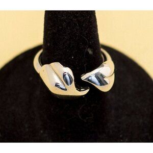 Vintage Silver Tone Ring Size 7.5 by Avon i5